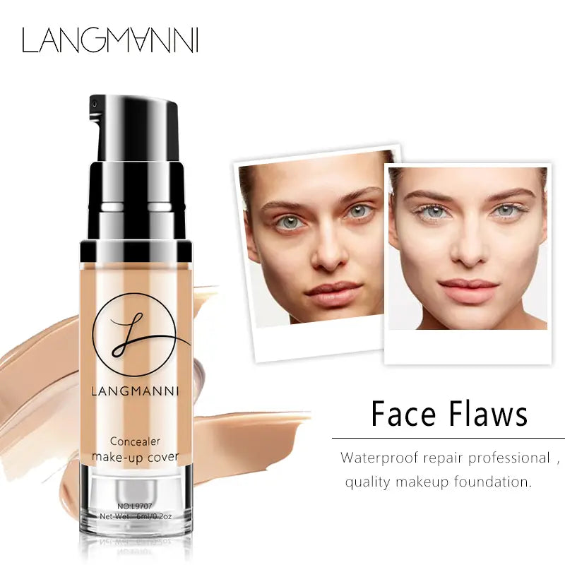 4-Color Liquid Concealer for Flawless Skin Tone