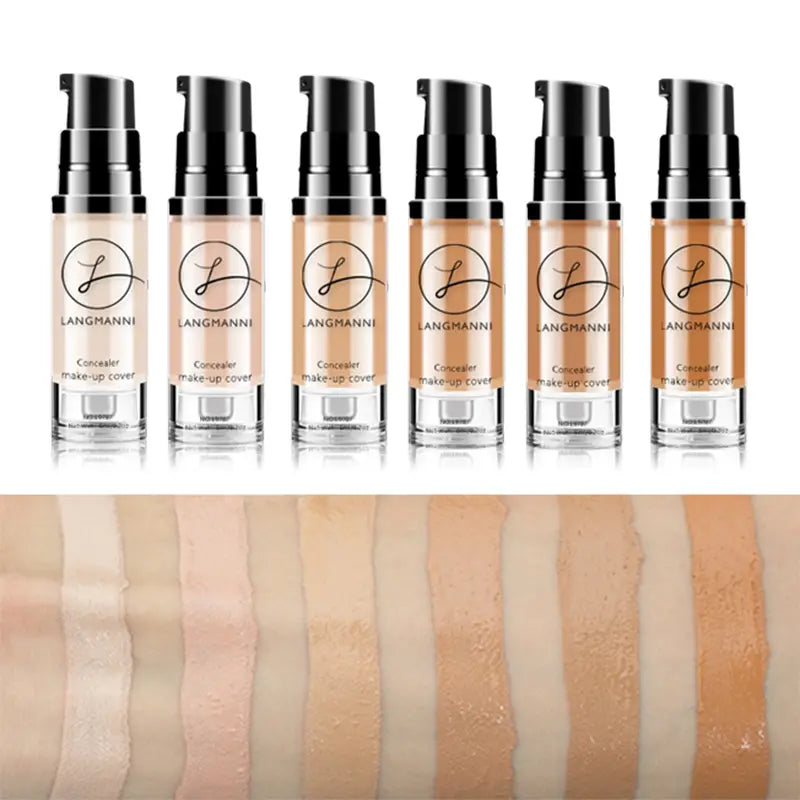 4-Color Liquid Concealer for Flawless Skin Tone