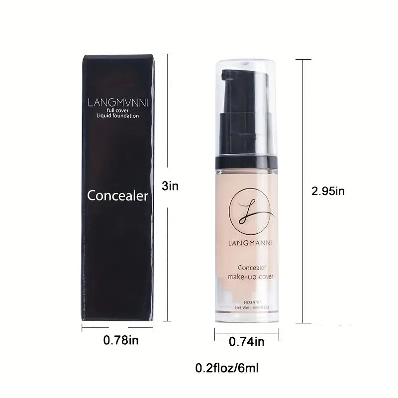 4-Color Liquid Concealer for Flawless Skin Tone