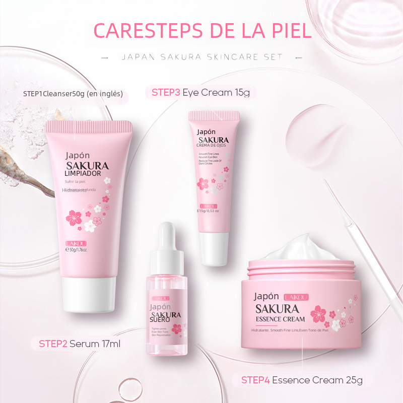 Japanese Sakura Skincare Set - 4 Pieces (Wholesale)